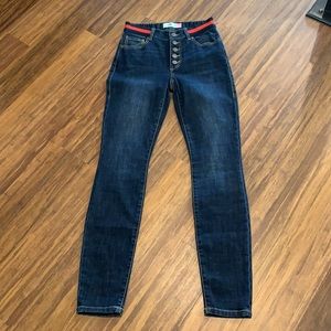 cabi, NWT, Button Fly Skinny, dark wash